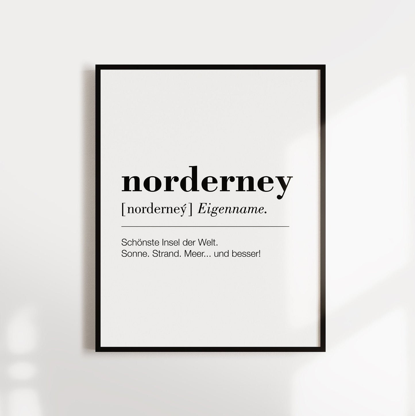 Poster "Norderney" | Dudeneintrag