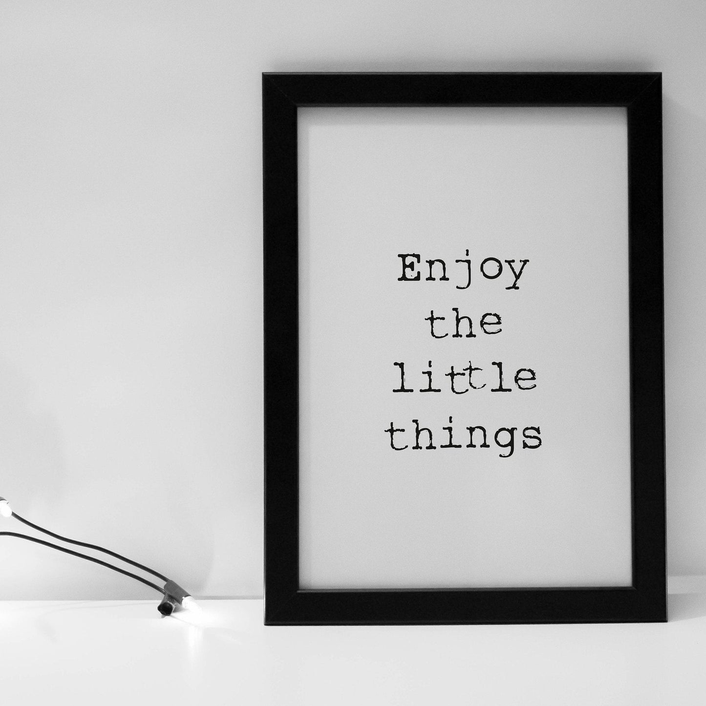 Poster "Enjoy the little things"