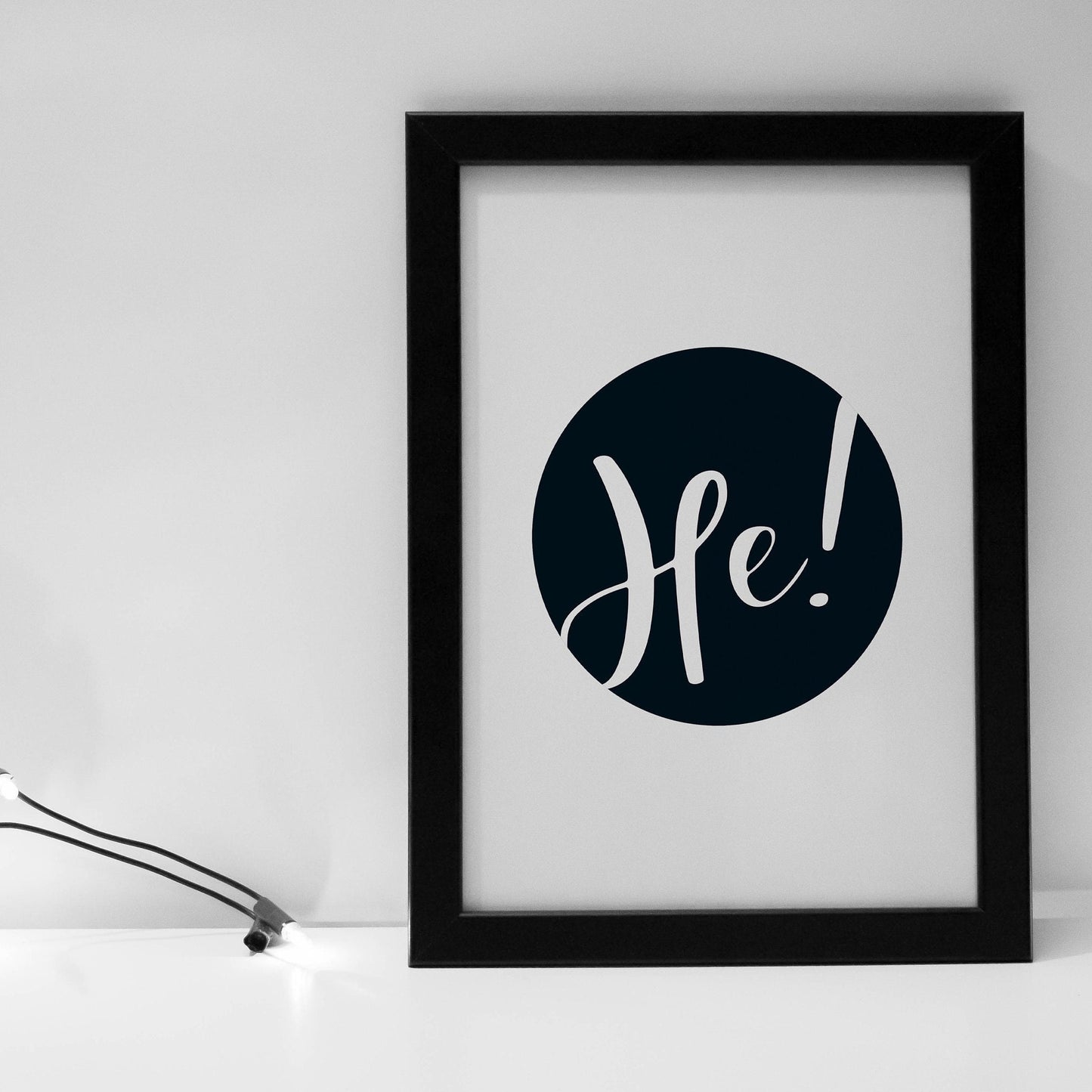 Poster "He!"