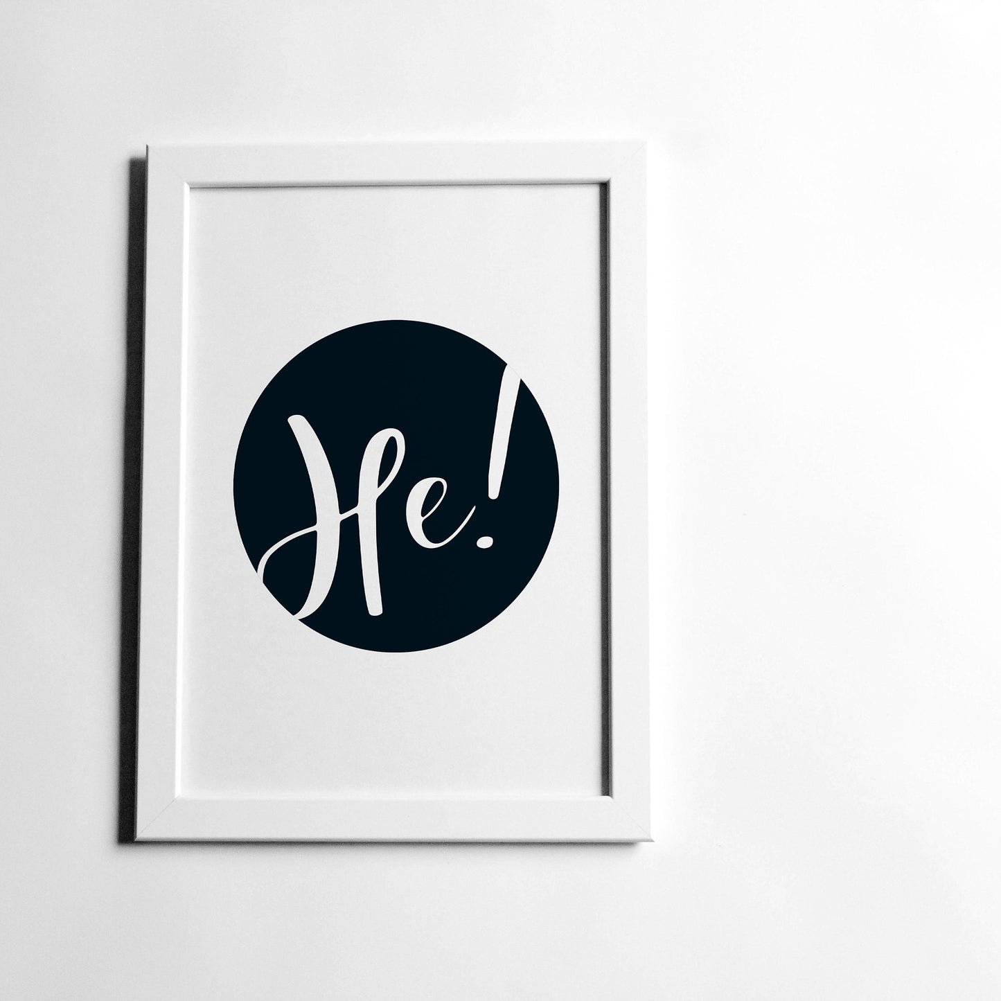 Poster "He!"