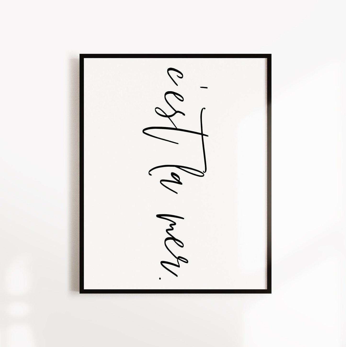 Poster "c'est la mer"