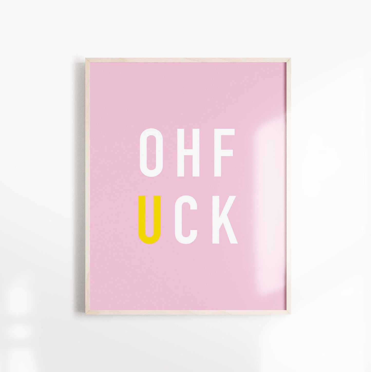 Poster "Oh Fuck"