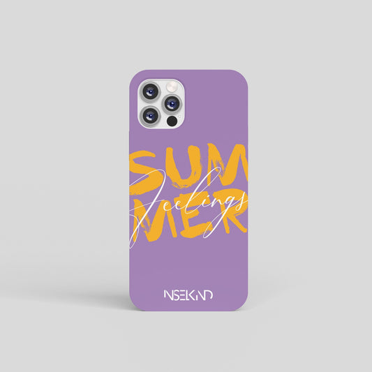 Handyhülle, Smartphone Case, Design, lila, Summer Feelings