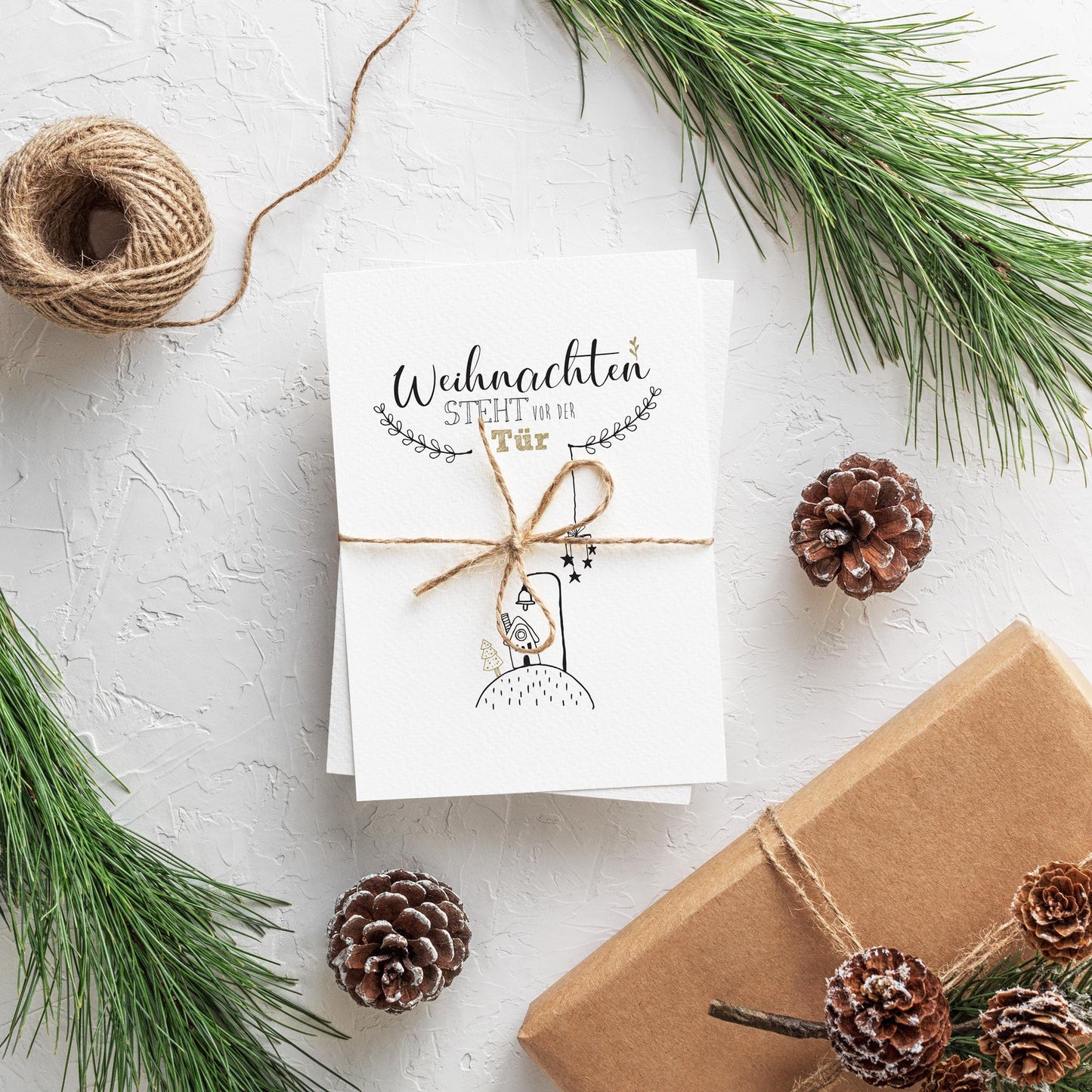 Postkarte, Weihnachten,"Frohe Weihachten"