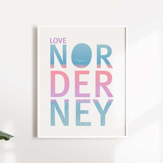 Poster "LOVE NORDERNEY"