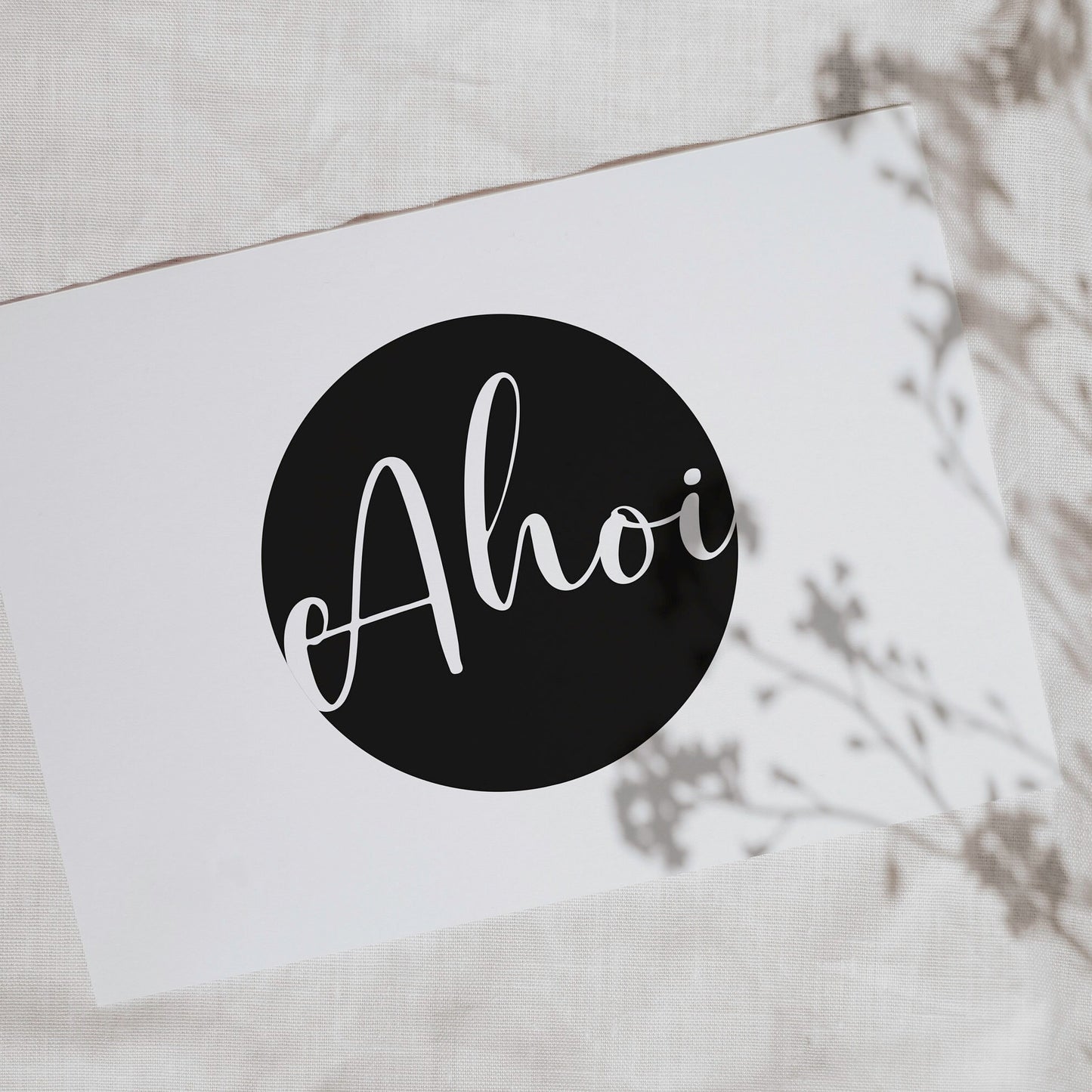 Postkarte "Ahoi"