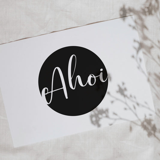 Postkarte "Ahoi"