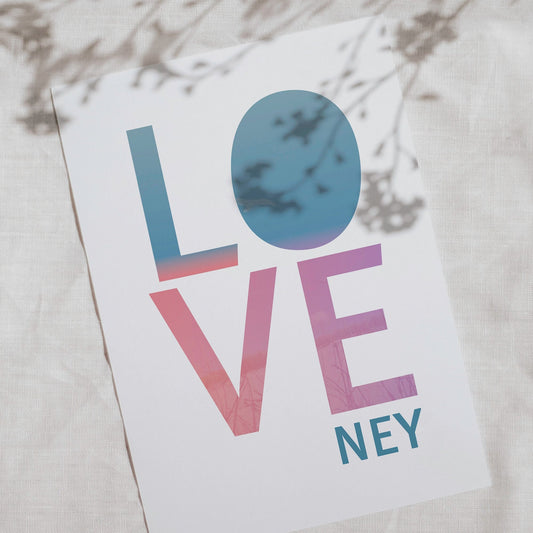 Postkarte "LOVE NEY"