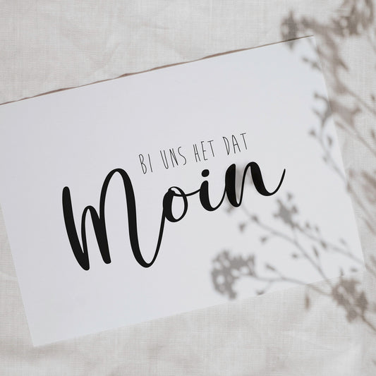 Postkarte "Bi uns het dat Moin"