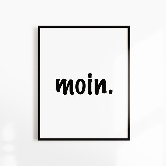 Poster "Moin."